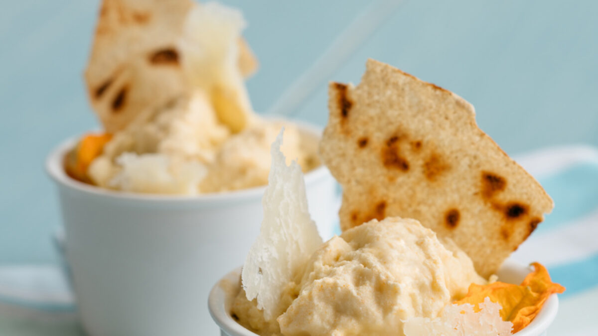 Gelato bianco fiore
