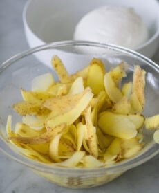 Finta frittata di bucce di patata