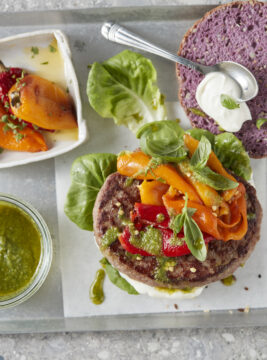 burger con panna acida