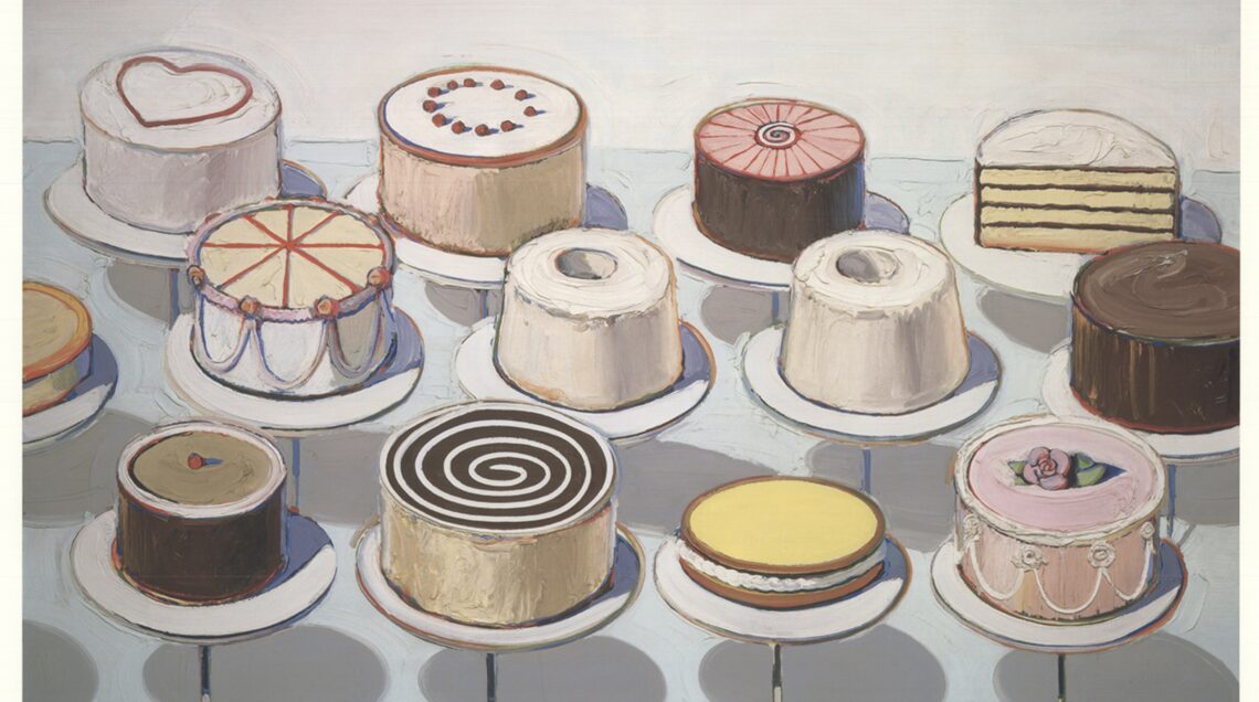 Wayne Thiebaud Cakes, 1963