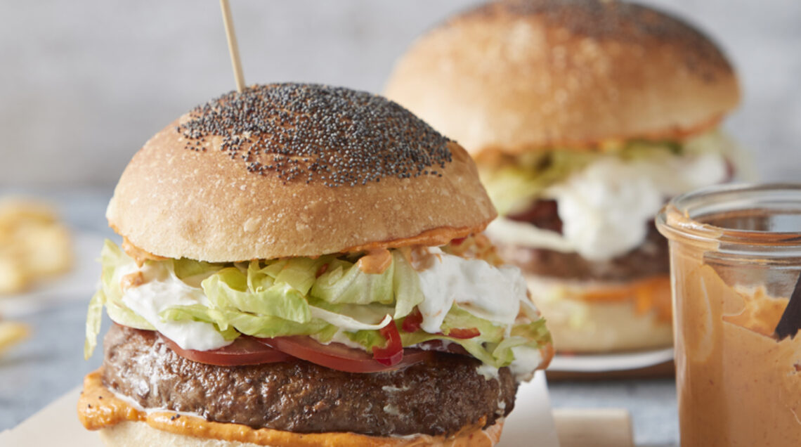 hamburger pomodoro e stracciatella