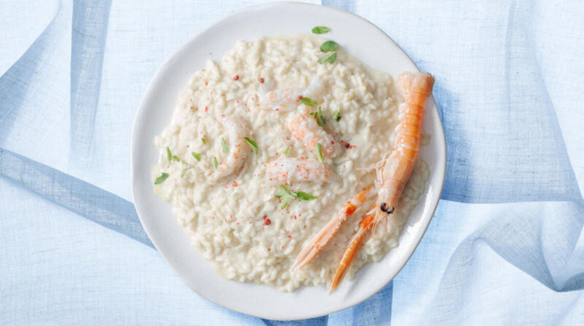 Risotto di mare alla maggiorana