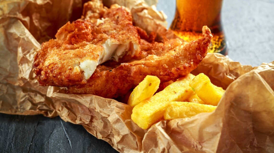 British Traditional Fish and chips
