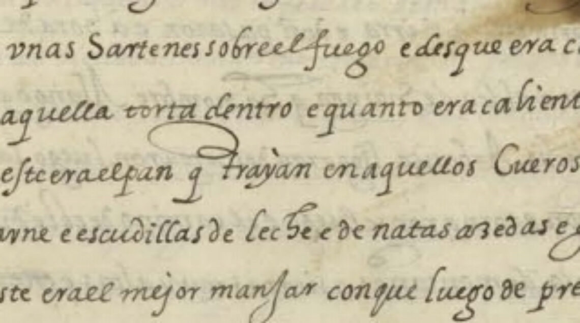 Manoscritto del XIV secolo pasto offerto ai visitatori a Erzincan (Turchia) con yogurt