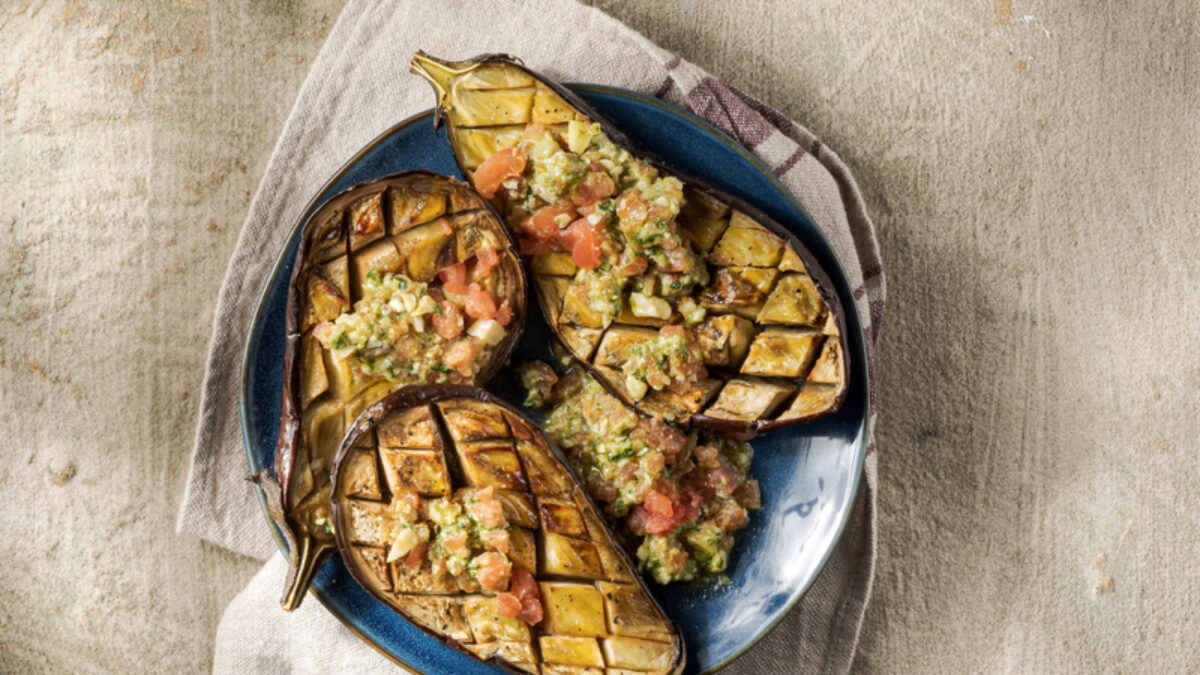 Melanzane con pesto alla trapanese Sale&Pepe