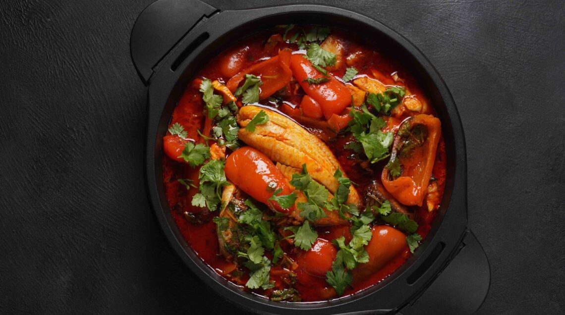 Fish with chermoula _Moroccan food