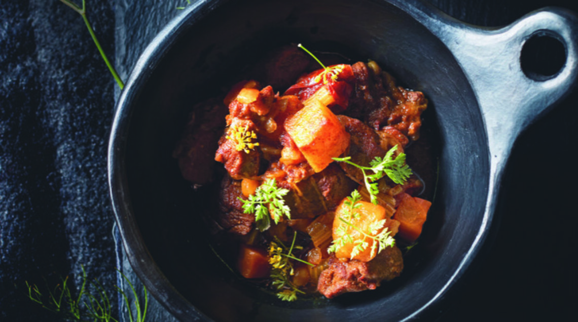 Tajine di campanello con salsa allo yogurt