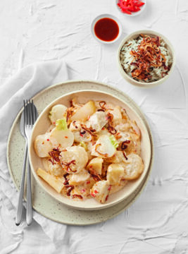 Stufato di radici allo zenzero