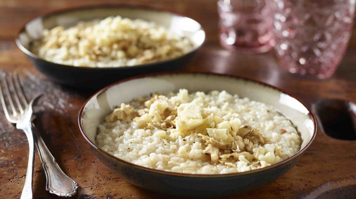 RISOTTO CASTELMAGNO CON NOCI