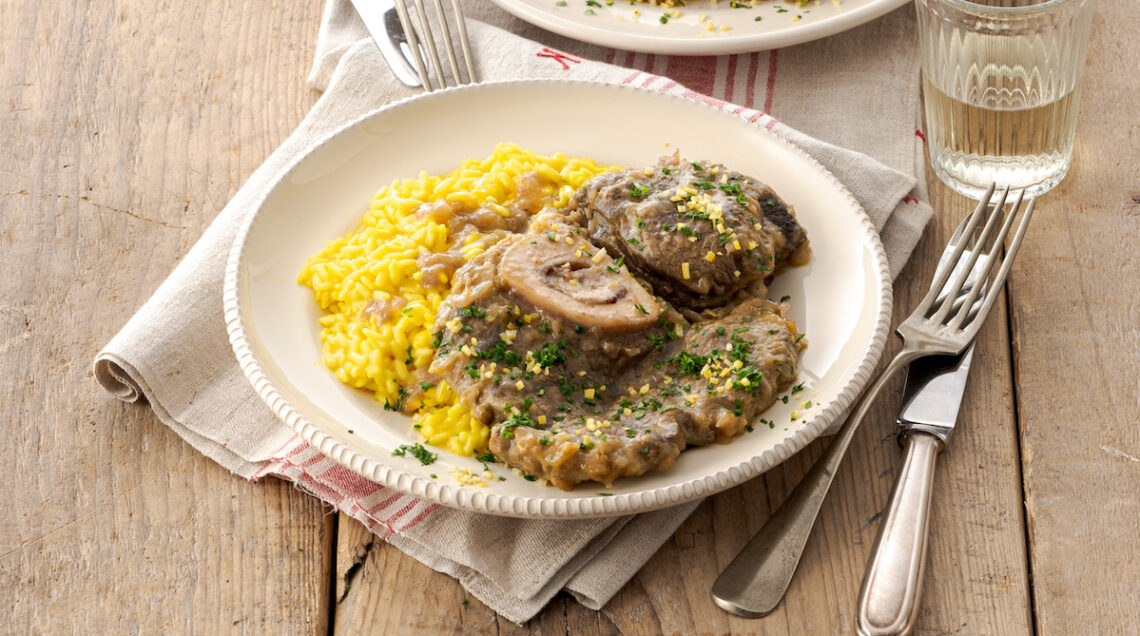 Ossobuchi alla milanese con risotto