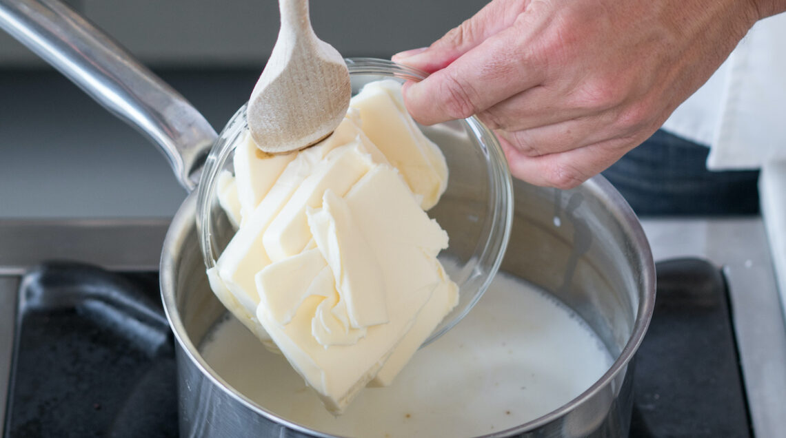 burro per pasta choux