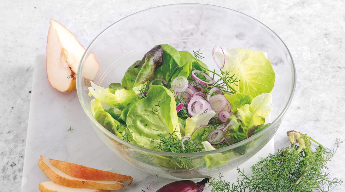 ingredienti per insalate d'autunno