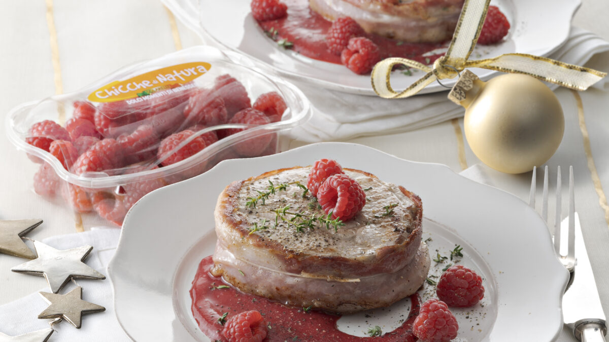 Tournedos di vitello ai lamponi