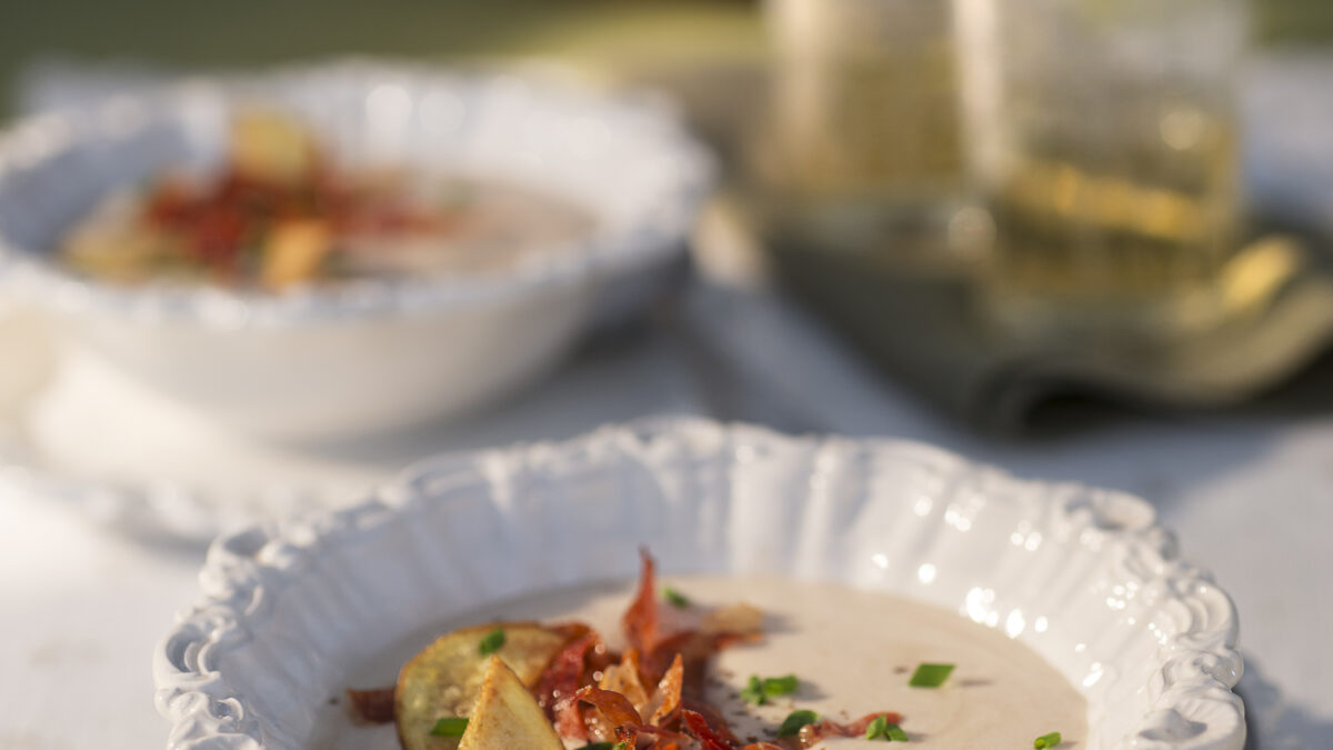 Eachtlingsuppe (Zuppa di patate)