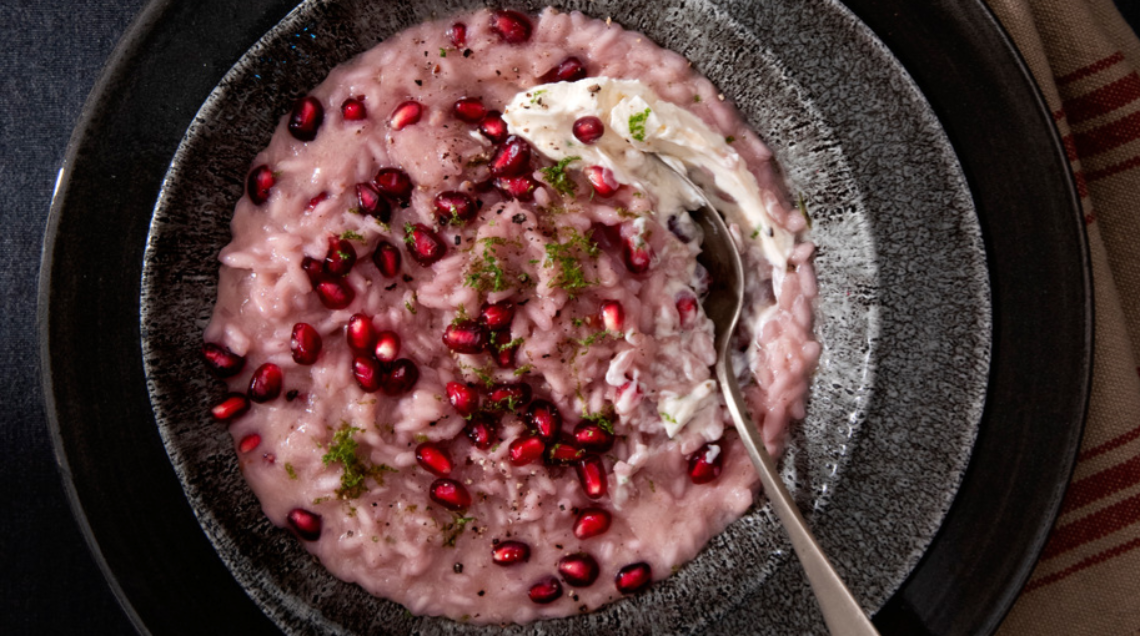 Risotto allo spumante profumato alla vaniglia