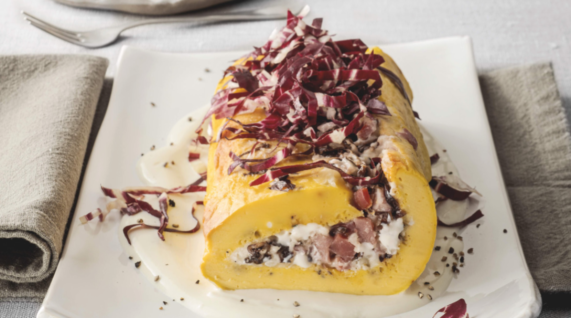 Rotolo di radicchio rosso di treviso precoce