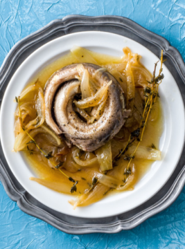 Anguilla stufata alla birra