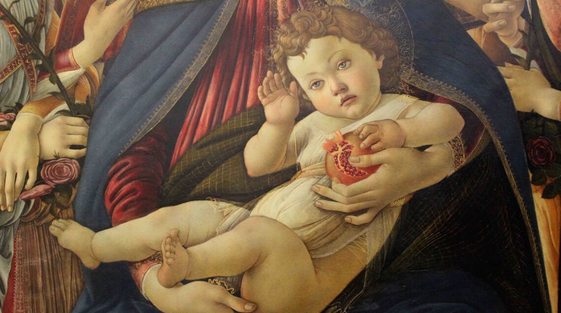 Sandro Botticelli_Madonna della Melagrana_Uffizi_Firenze