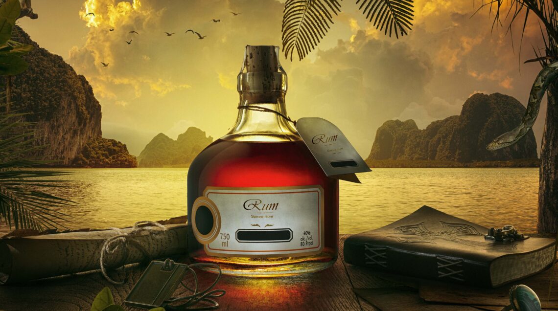 Bottle of rum