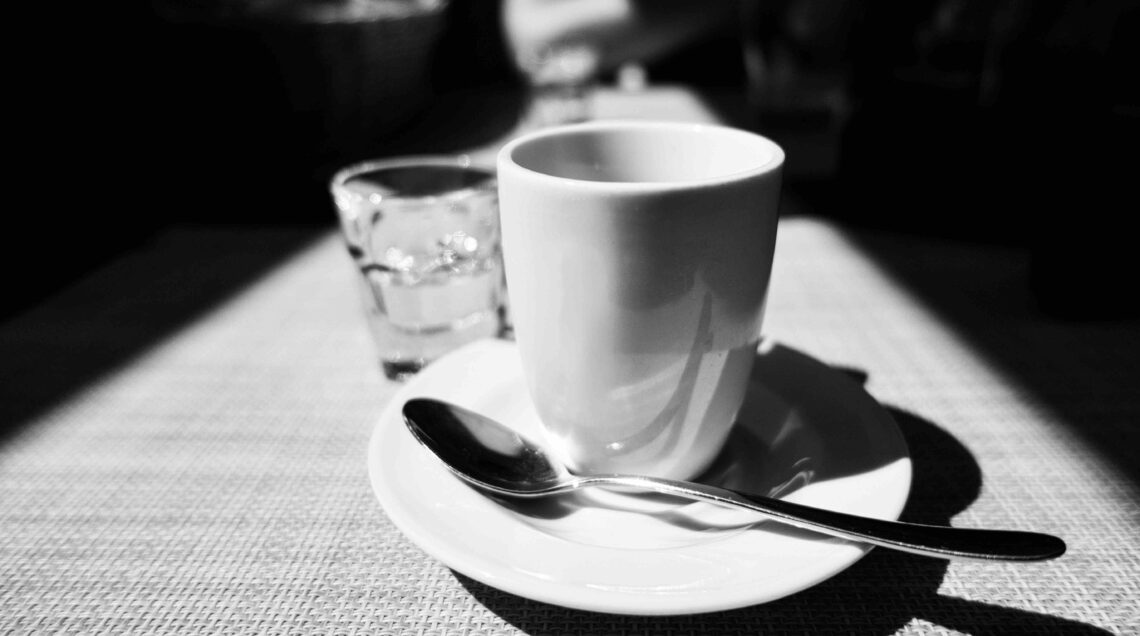 RESENTIN, traditional Italian beverage with espresso and a shot of grappa