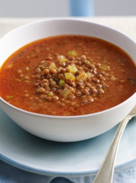 Zuppa di lenticchie e acciughe