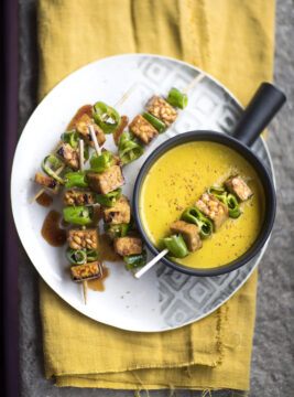 Spiedini di tempeh