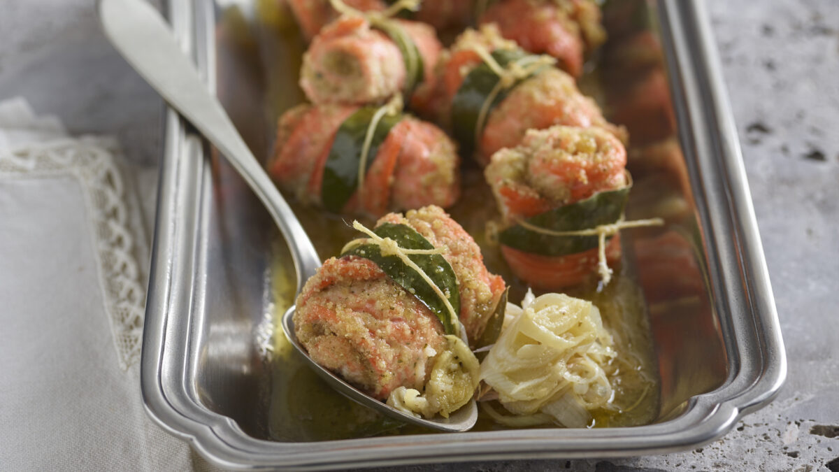 Trota gratinata con Grana Padano