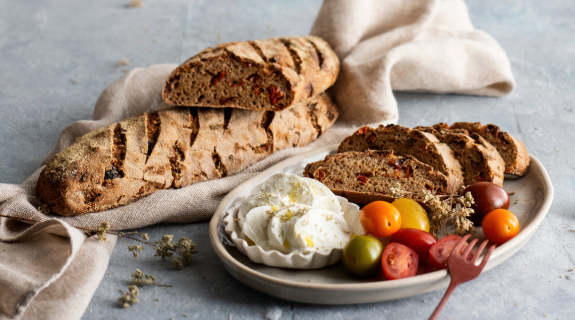 Pane semi-integrale con grano duro condito