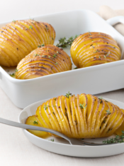 Patate Hasselback allo zafferano