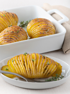 Patate Hasselback allo zafferano