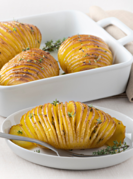 Patate Hasselback allo zafferano