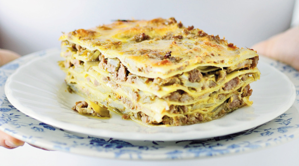 lasagne con ragù di agnello