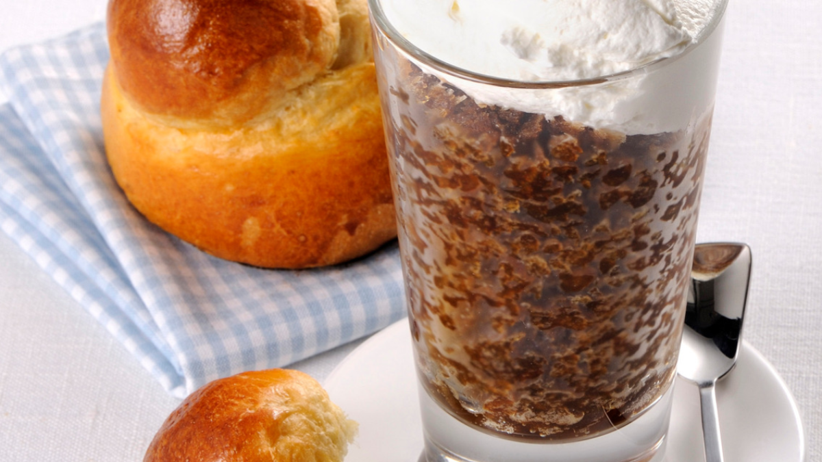 Granita super al caffè con panna