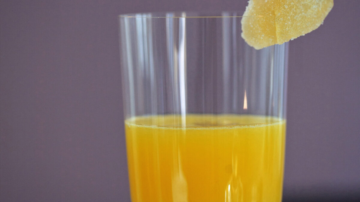 L’aperitivo di zenzero e ananas
