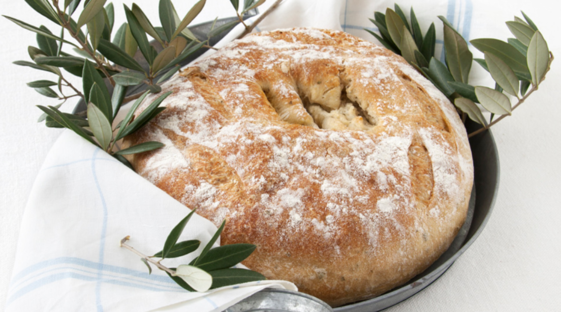 Pane di Pasqua alle erbe