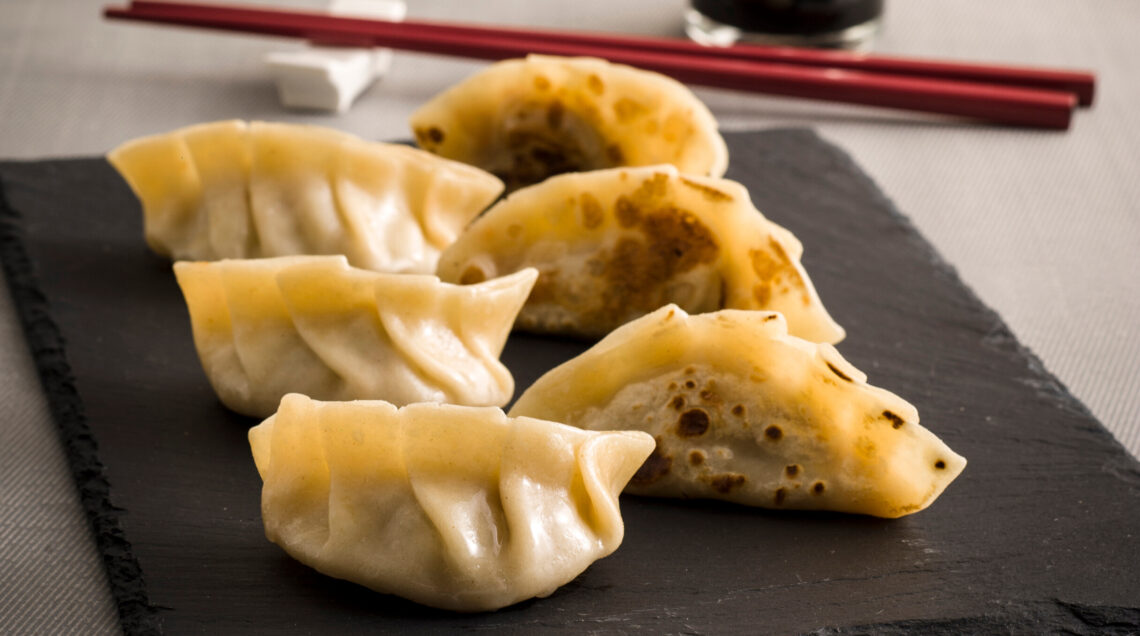 JIAOZI CINESI ALLA PIASTRA