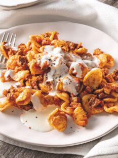 Orecchiette baresi con fonduta di canestrato