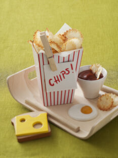 Chips croccanti e finto ketchup