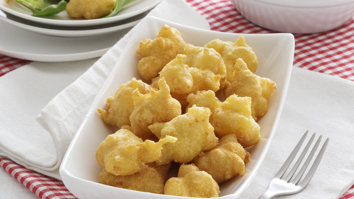 Frittelle di formaggio con farina di mais