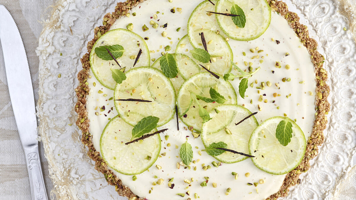 Cheesecake di silken tofu al lime e vaniglia