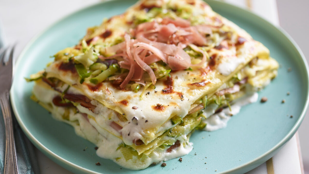 lasagne con speck e zucchine