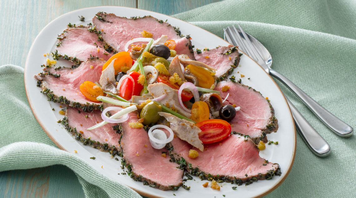 roast beef con sottaceti