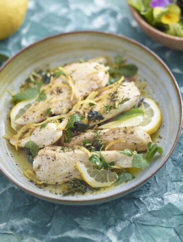 Pollo marinato al limone