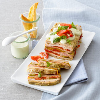 Terrina di maiale in salsa di mandorle
