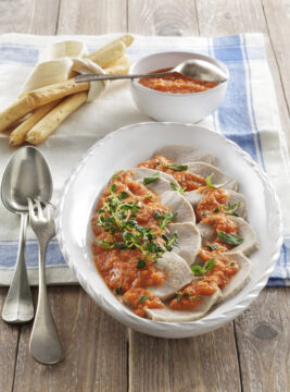 Girello in salsa di ramati ai capperiGirello in salsa di ramati ai capperi