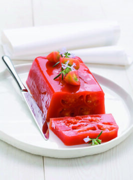 Terrina di pomodori in gelatina