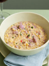 Fregola sarda con la salsiccia