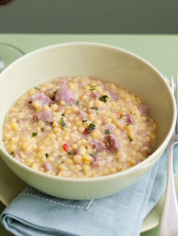 Fregola sarda con la salsiccia