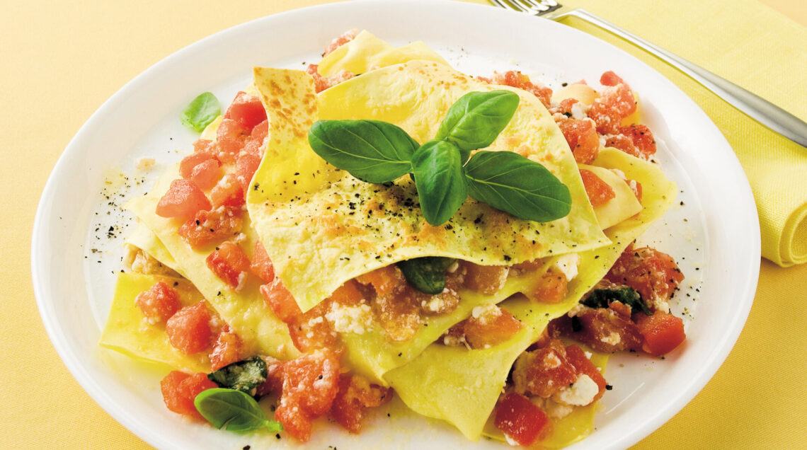 Lasagnette con ricotta