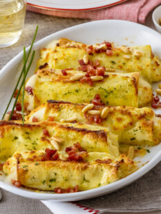 Cannelloni con crema di robiola